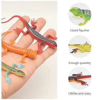 Amazon | LIOOBO 個偽プラスチックトカゲおもちゃアクション